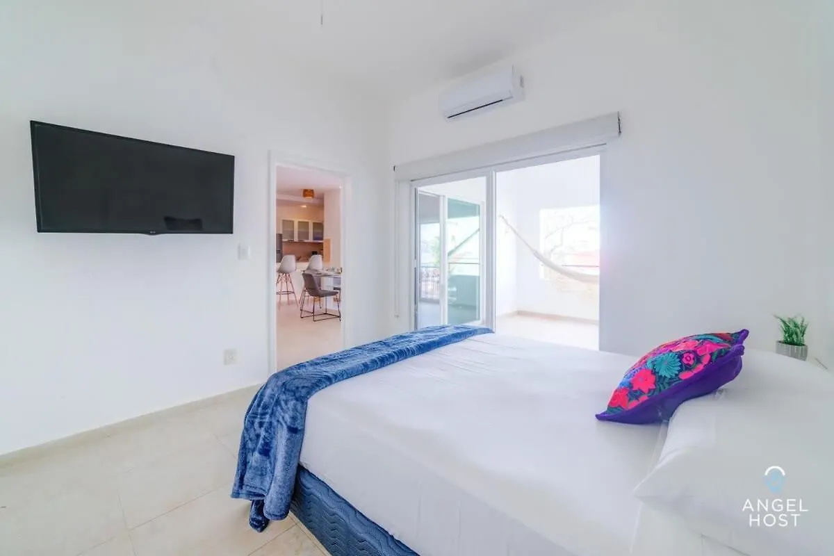 Lejlighed Ideal Group Getaway 4 Blocks To The Beach & Pool Playa del Carmen